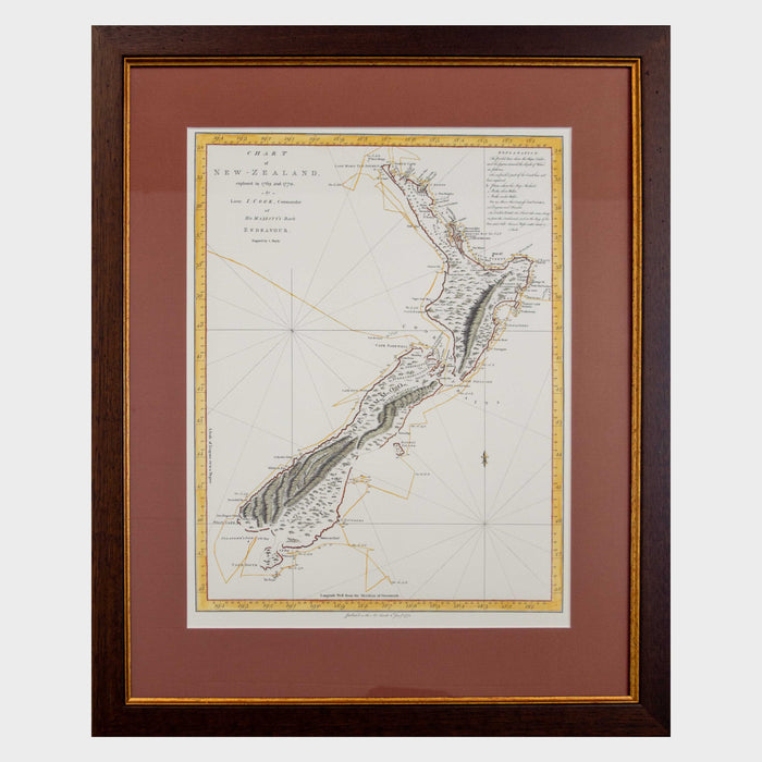 Chart of New Zealand
