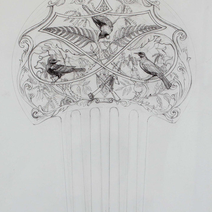 DETAIL: Anna Dalzell - Hair Comb for Betty Guard