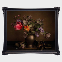 Load image into Gallery viewer, Flowers in a brass urn
