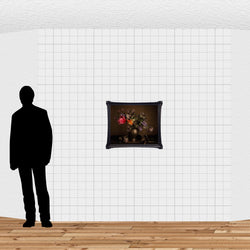 Load image into Gallery viewer, Flowers in a brass urn
