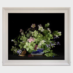 Load image into Gallery viewer, Hellebores in a blue and white dish
