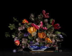 Load image into Gallery viewer, Tulips, hellebores and dandelion
