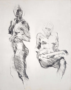 Load image into Gallery viewer, Figure Study - Pair of Figures
