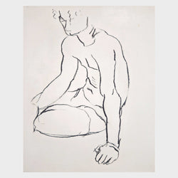 Load image into Gallery viewer, Figure Study - Sitting Man
