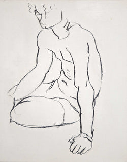 Load image into Gallery viewer, Figure Study - Sitting Man
