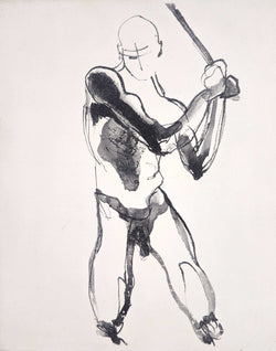 Load image into Gallery viewer, Figure Study - Swinging Bat
