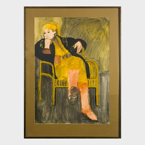 Untitled - Woman in Yellow Chair