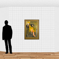 Load image into Gallery viewer, Untitled - Woman in Yellow Chair

