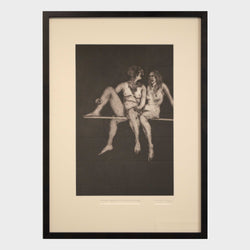 Load image into Gallery viewer, Two Girls on a Diving Board
