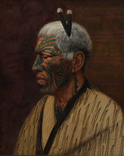Load image into Gallery viewer, Lost in Thought, Ngāheke, An Arawa Chieftain
