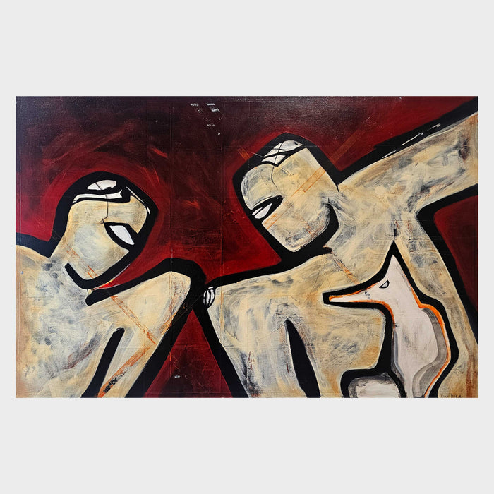Untitled (Figures with Dog)