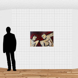 Load image into Gallery viewer, Untitled (Figures with Dog)
