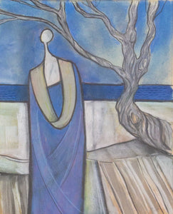 Woman in Coastal Study