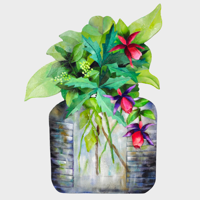 Fuchsia and Kitchen Jar