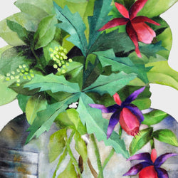 Load image into Gallery viewer, Fuchsia and Kitchen Jar
