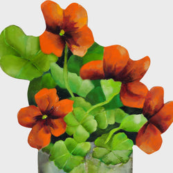 Load image into Gallery viewer, Nasturtiums in Jar

