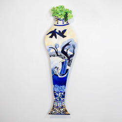 Load image into Gallery viewer, Willow Pattern Vase I
