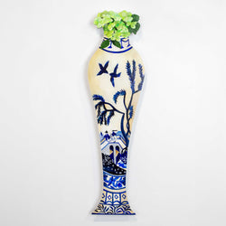 Load image into Gallery viewer, Willow Pattern Vase II
