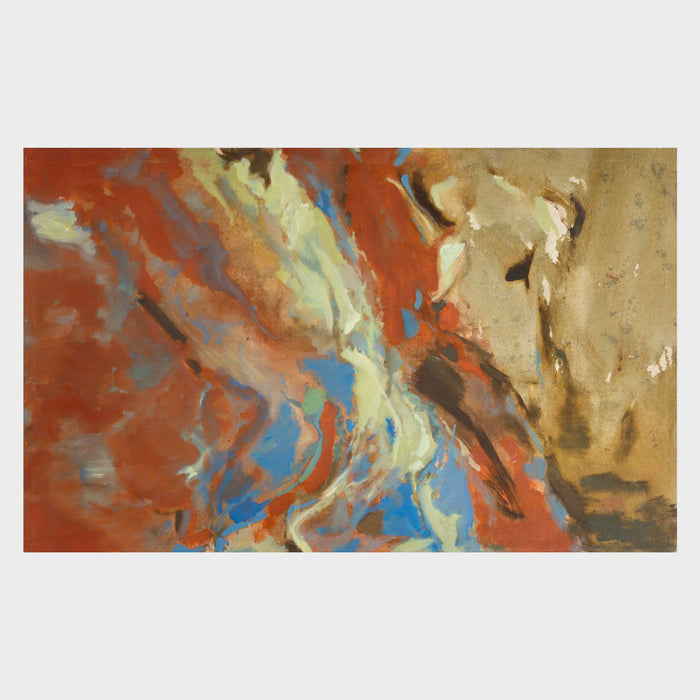 Untitled (Terracotta & Blue I)