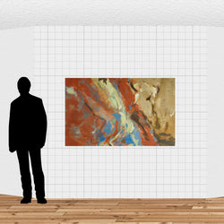 Load image into Gallery viewer, Untitled (Terracotta &amp; Blue I)
