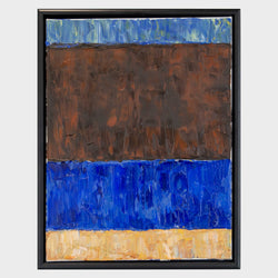 Load image into Gallery viewer, Plain Song: Small Study - Blue &amp; Brown
