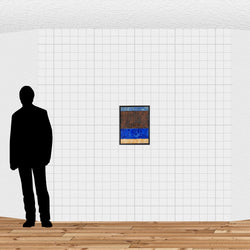 Load image into Gallery viewer, Plain Song: Small Study - Blue &amp; Brown
