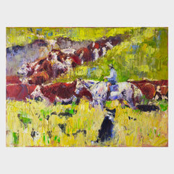 Load image into Gallery viewer, Mustering Hereford, Lochiel Station, Hanmer Springs
