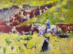Load image into Gallery viewer, Mustering Hereford, Lochiel Station, Hanmer Springs

