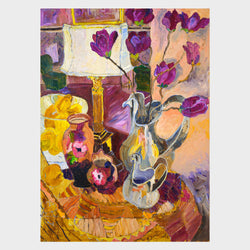 Load image into Gallery viewer, Lamp and Jug Still Life
