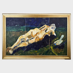 Load image into Gallery viewer, Reclining Nude with Kōkako
