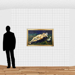 Load image into Gallery viewer, Reclining Nude with Kōkako
