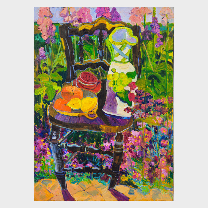 Still Life with Jug and Foxgloves