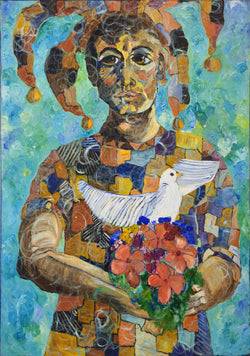 Load image into Gallery viewer, The Jester with Dove
