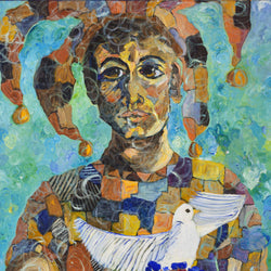 Load image into Gallery viewer, The Jester with Dove
