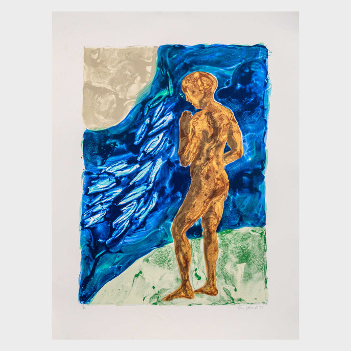 Figure by a River