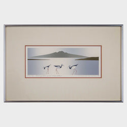 Load image into Gallery viewer, Rangitoto and Pied Stilt
