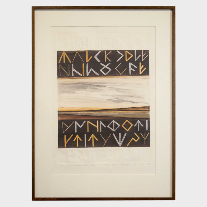 Protection Work, Lake Mahinerangi, Runes
