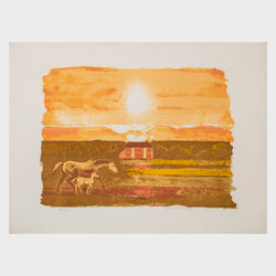 Load image into Gallery viewer, Mare and Foal (orange)
