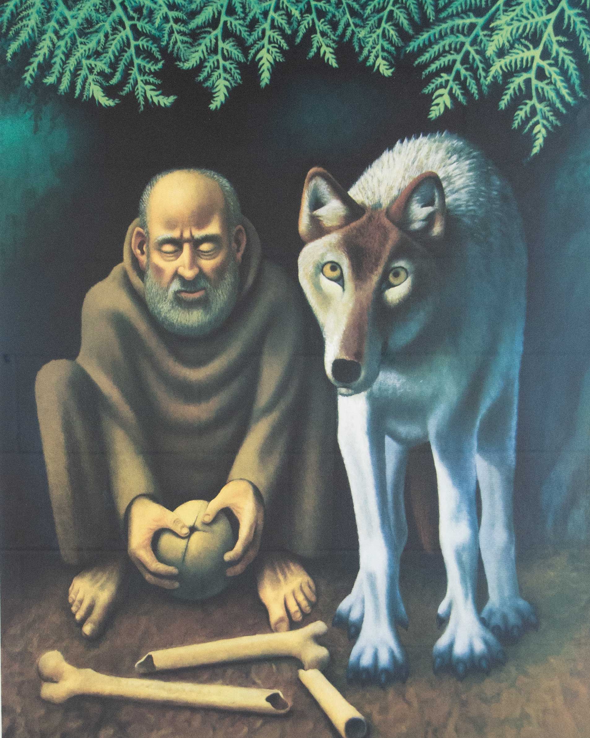 St Francis and the Wolf