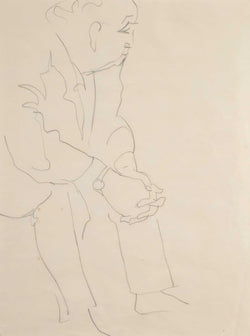 Load image into Gallery viewer, Study of Old Man with Clasped Hands
