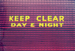 Load image into Gallery viewer, Untitled (Keep Clear Day &amp; Night)
