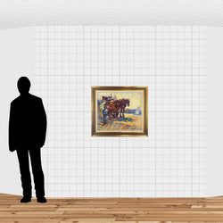 Load image into Gallery viewer, Horses on the Digue Concarneau
