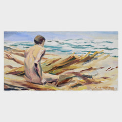 Load image into Gallery viewer, Untitled (Lone Figure in Dunes)
