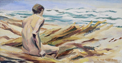 Load image into Gallery viewer, Untitled (Lone Figure in Dunes)
