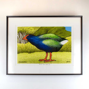 Don Binney - Motutapu Takahe Release III