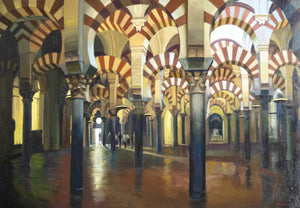 In The Mezquita, Cordoba, Spain