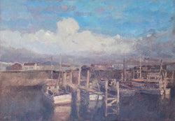 Load image into Gallery viewer, Fishing Boats at Westport early Evening

