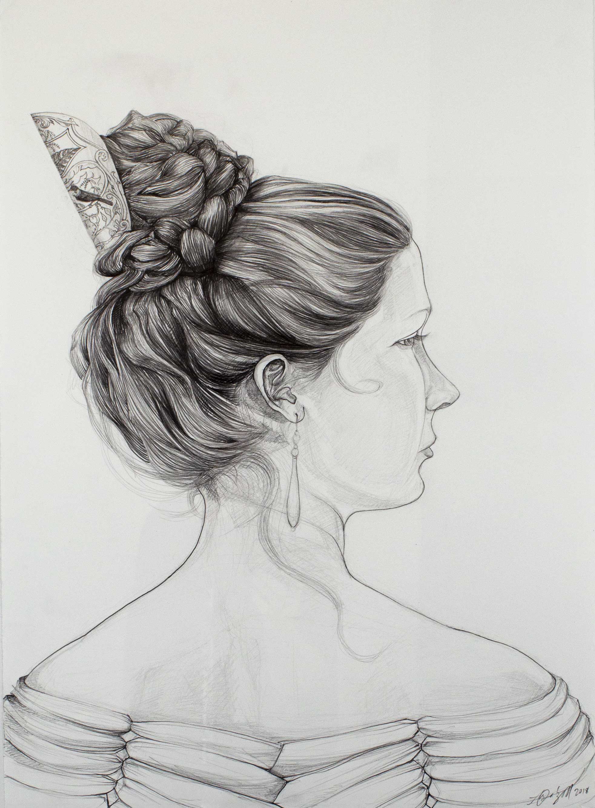 DETAIL: Anna Dalzell - Silhouette Portrait