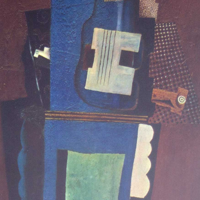 DETAIL: Pablo Picasso - Guitar and Clarinet on a Mantelpiecea