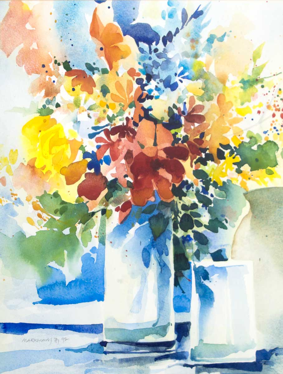 DETAIL: Philip Markham - Flowers in Vases